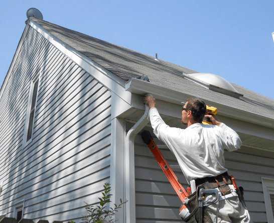 Home gutter installation